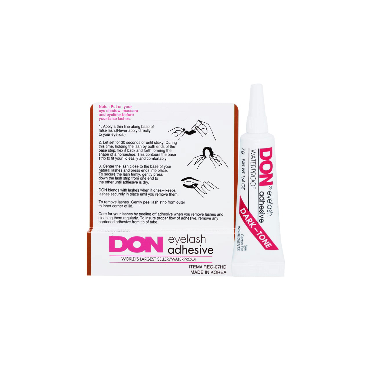 چسب کاشت مژه موقت اصلی دان تیوپی